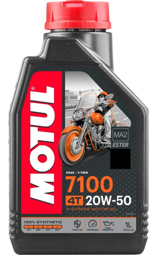 Aceite Motor Motul Sintetico 7100 20w50 4t Delcar Motos ®