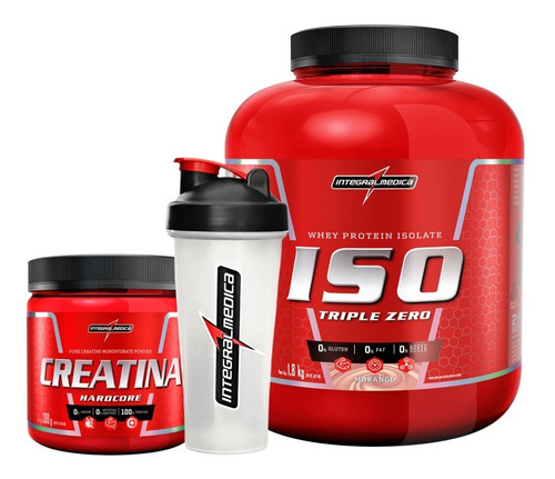 Whey Iso Triple Zero 1,8kg Creatina 300g Integral Médica