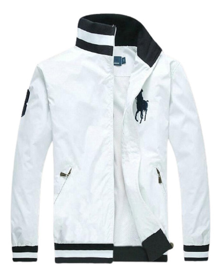 chaqueta polo blanca