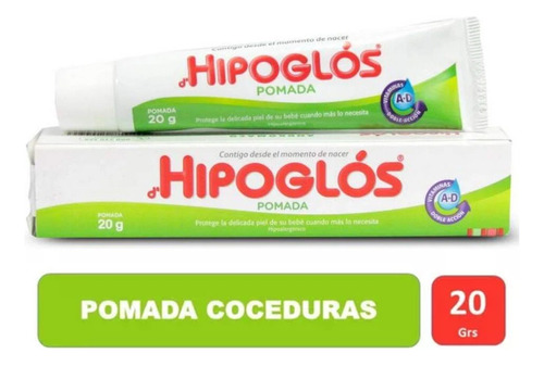 Pomada Hipoglos Para Coceduras Hipoalergénica Vit A+d 20grs