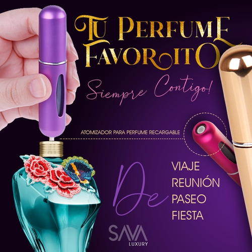 Atomizador De Perfume Recargable, Portátil 5ml