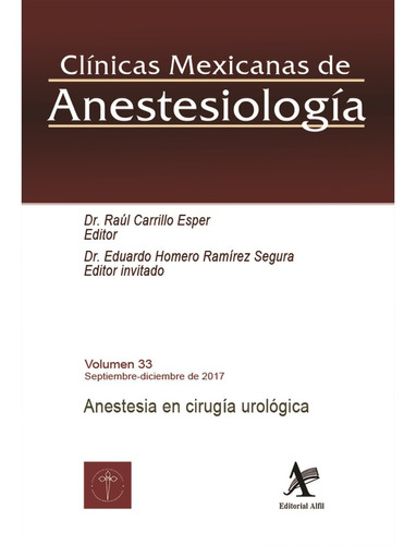 Anestesia En Cirugia Urologica / Vol. 33