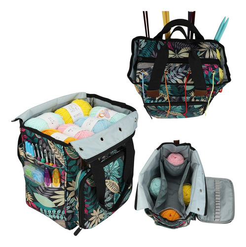 Bolso Organizador De Hilos/lana/crochet/ Tejidos