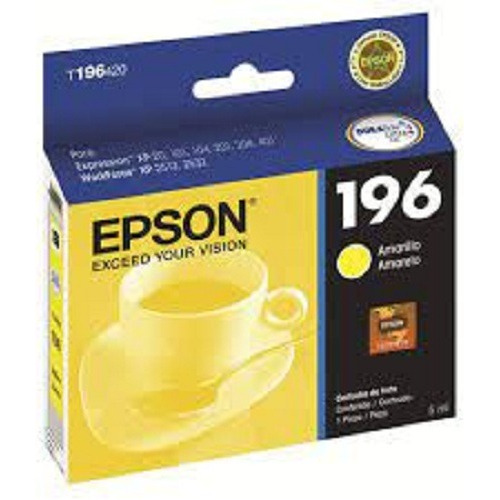 Cartucho Color Epson T196 Cian Magenta Amarillo Original C/u