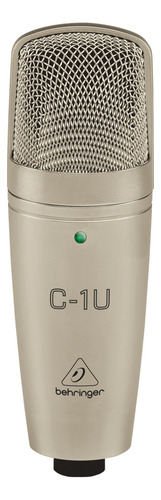 Microfone Condensador Behringer C1u Interface Usb Gravação