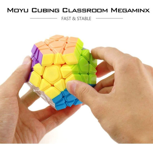 Imagen 5 de 8 de Cubo Magico Rubik Dodecaedro Megaminx Moyu 3x3