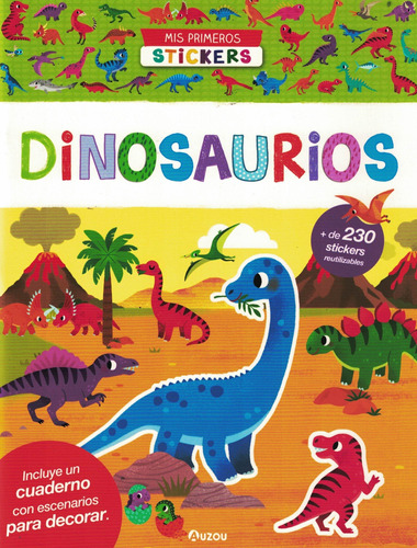 Dinosaurios Mis Primeros Stickers - Auzou
