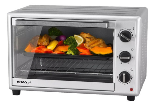 Horno Atma Hg6022pi Grill 60l 2200w Ideal Pizzas Timer