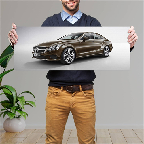 Cuadro 30x80cm Auto 2014 Mercedes Benz Cls Class 279