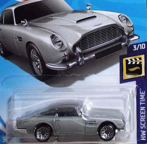 Carro/Caminhonete em miniatura Mattel DB5 1963 1:64 cinza