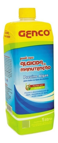 Algicida De Manutenção Previne Algas Para Tratamento Piscina