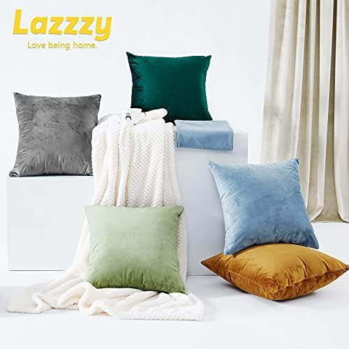 Lazzzy Funda De Almohada De Terciopelo Funda De Almohada Dec