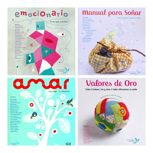 Emocionario + Amar + Manual Para Soñar + Valores - 4 Libros*