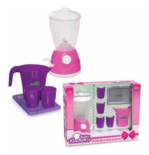 Kit Liquidificador Infantil Brinquedo Cozinha Brinca Criança