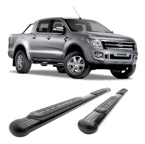 Estribo Ovalados Negro Ford Ranger 2013=