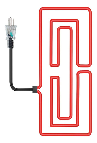 Cable Calefaccion Suelo 50 Pie Temperatura Autolimitante Luz