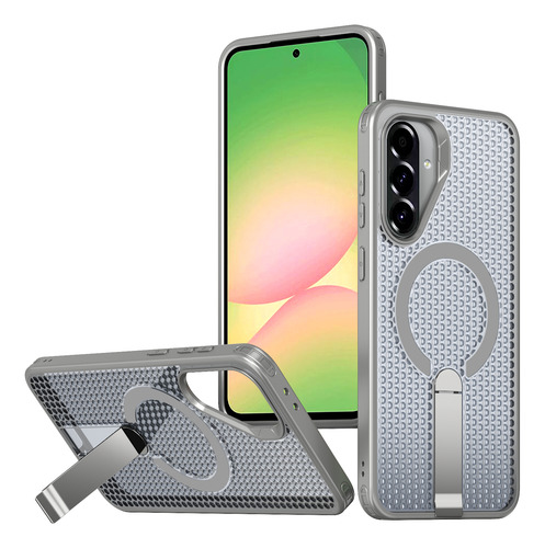 Funda De Teléfono Para Samsung Galaxy S25 Ultra Plus S24fe A16, A55, A56, Malla Magnética, Disipación De Calor, A Prueba De Golpes