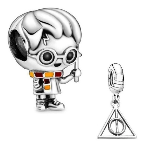 Charm Harry Potter * Hogwart Plata 925 Y Reliquias Dl Muerte