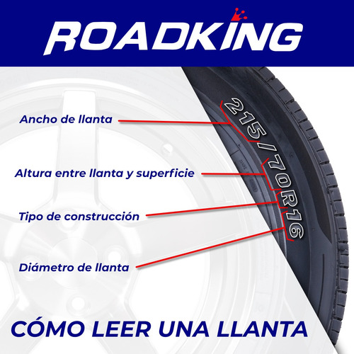 Llanta 205/45r16 87w Roadking Argos Uhp