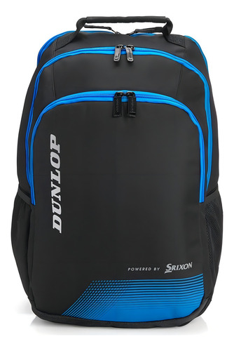 Mochila Dunlop Fx Performance negra y azul