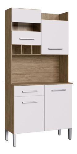 Imagen 1 de 10 de Mueble De Cocina Kit Completo 4 Puertas 1 Cajon Amoblamiento