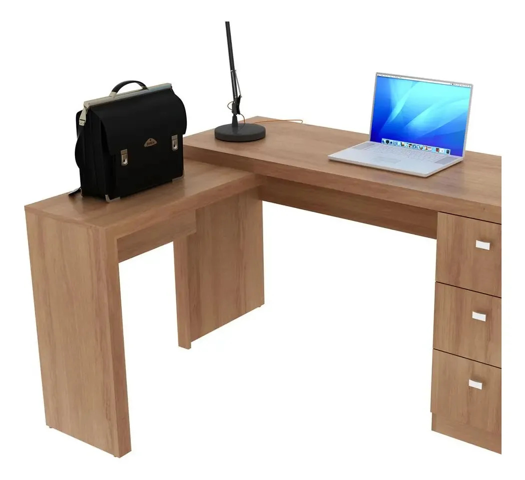 Escrivaninha/mesa Escritório Canto Multimóveis Cr25011 Amen Marrom