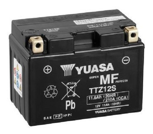 Imagen 1 de 1 de Bateria Yuasa Ttz12s = Ytz12s 12v 11,6ah Cca210