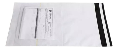 500 Bolsas Ecommerce Mabra 28x44+5 Con Porta Guía