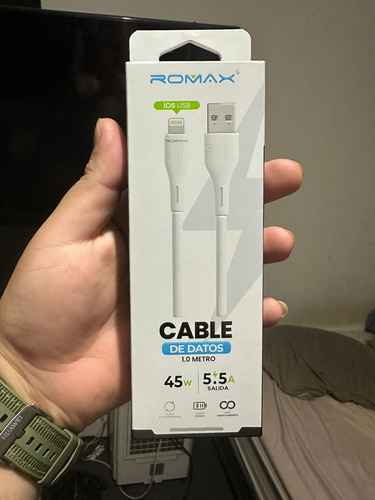Cable Romax Usb-a A Lightining Para iPhone 11 A +