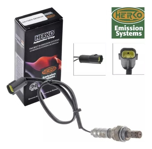 Sensor Oxigeno Herko Ox057 Optra Desing Tapa Amarilla 2 Cabl