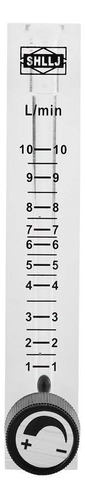 Medidor De Flujo De Gas 1-10 Lpm C/ Válvula De Control