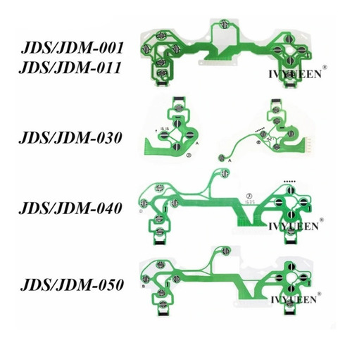 Imagen 1 de 1 de Circuito Impreso Membrana Conductora Compatible Joystick Ps4