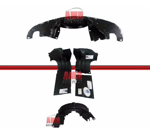 Kit Chapa Protetora Polia Capa Tucho Motor Fusca 59 67 82