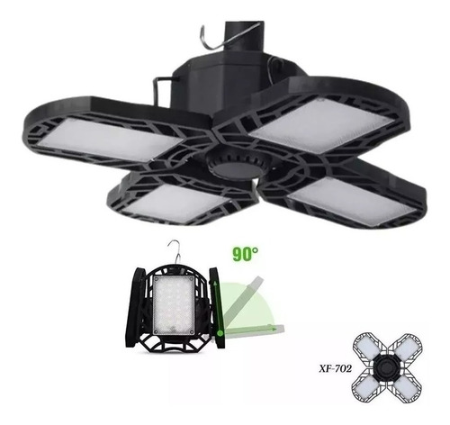 Foco Portátil, Lampara Solar Recargable Con Panel