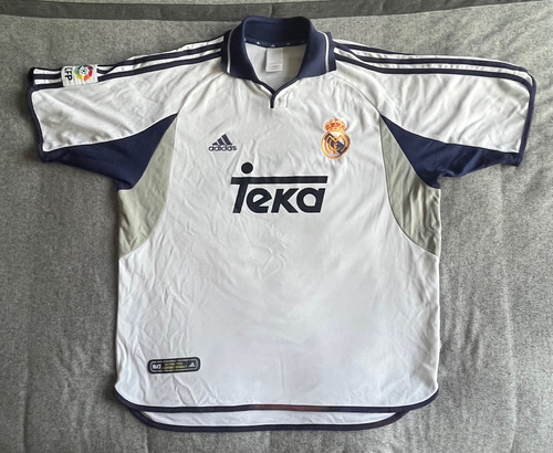 Camiseta Original adidas Del Real Madrid 2000-2001 Talla L