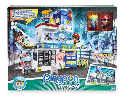 Imagen 2 de 7 de Pinypon Action Comisaria Estacion De Policia Ladron 2fig Edu