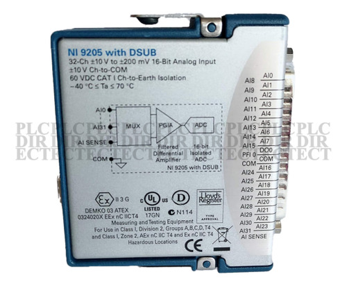New National Instruments Ni-9205 Pn: 785184-01 Analog In Aac