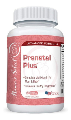 Prenatal Plus 60 Cps Mamas Select - Unidad a $5374