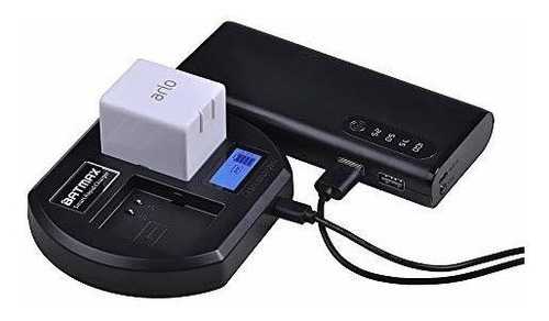 Rapid Lcd Display Usb Dual Bateria Charger For Arlo Pro