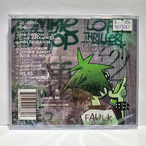 Gorillaz Gorillaz Cd Nuevo Cl Musicovinyl