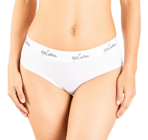 Panty Cheeky Hipster Algodón 13506 Óptima Mujer Juvenil 2 Pz