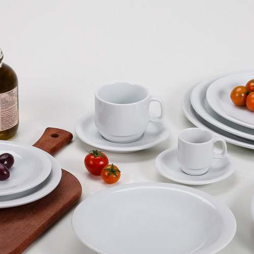 12 Pratos Raso 785 A 805gr Buffet Quilo Porcelana Schmidt