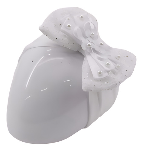 Vestido De Fiesta Color Blanco Con Perlas Para Bebe Gerat