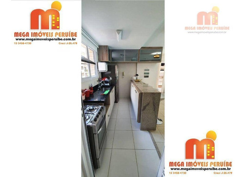 Imagem 5 de 9 de Apartamento Com 3 Dormitórios À Venda, 97 M² Por R$ 780.000,00 - Jardim Belmar - Guarujá/sp - Ap0617
