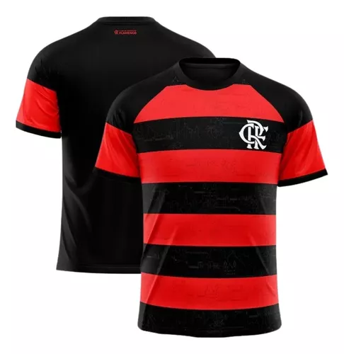 Camisa Flamengo Rubro-Negro Masculino Torcedor Gola Careca