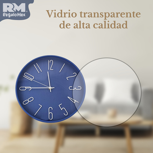 Reloj De Pared Minimalista De Colores Análogo Y Silencioso