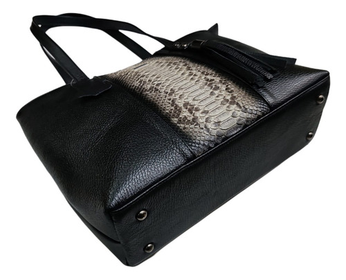 Bolso Piel Original Piton Serpiente Cuero Artesanal Exotico