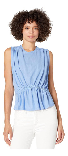 Bishop + Young Boardwalk Peplum Tee Sky LG