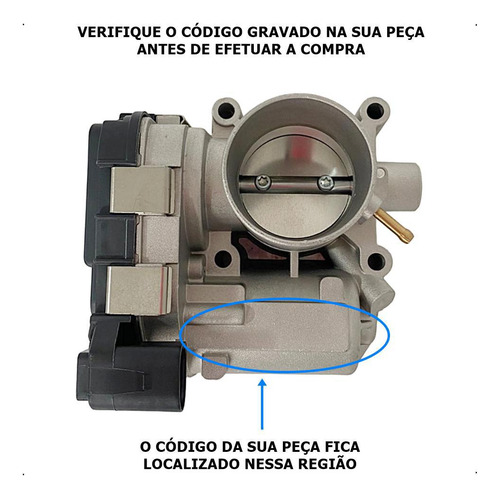 Corpo Borboleta Tbi Gol Fox Voyage 1.0 Kombi 1.4 030133062f