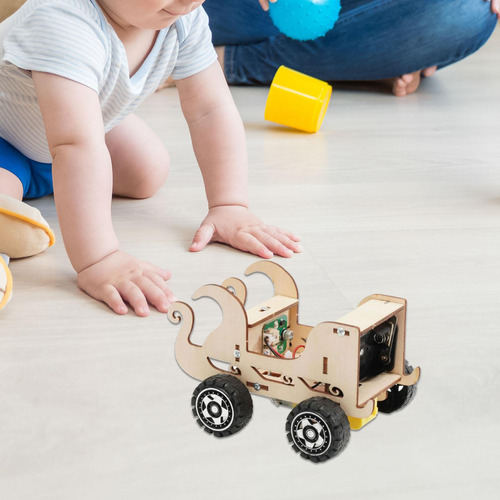 Diy Pequeño Control De Voz Coche Juguete Enseñanza Ayuda